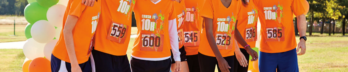 branded shirts for a race