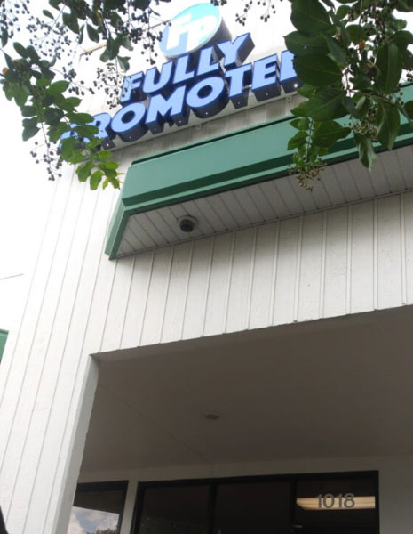 outside a Fully Promoted store